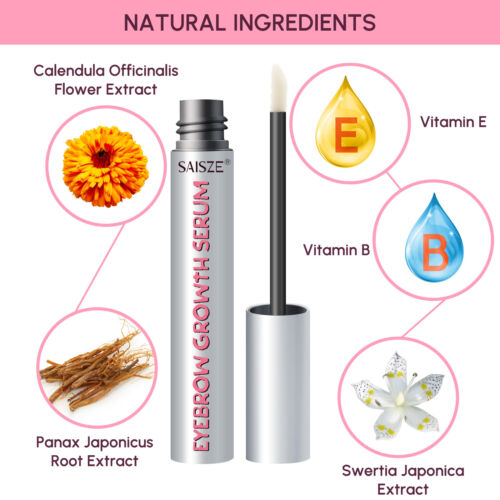 Natural Eyebrow Growth Serum Thicker Eyebrow Boost Enhancer for Women